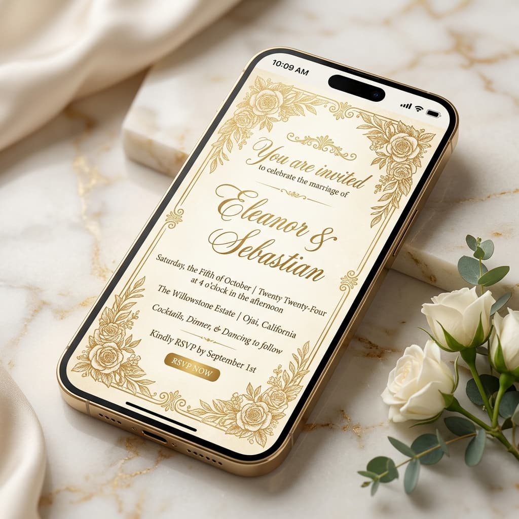 Digital Invite Mockup